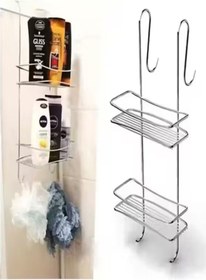 Resim Metalik Duşakabin Askılığı Siyah 