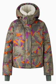 Resim Sport Maja Kadın Kayak Montu Floral, Kaz Tüyü Dolgulu - Mor-Turuncu / XS 