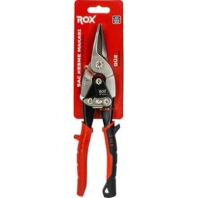 Resim Rox 0254 Mafsallı Sac Kesme Makası 10" 250 mm (Düz Kesim) 