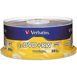 Resim DVD + Rw Disk, 4.7 Gb, 4 X, Spindle, 30/paket 