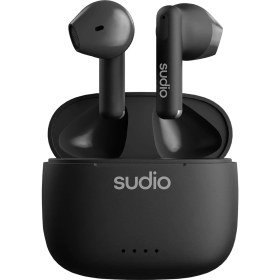 Resim Braventa Collection Sudio A1 Black, Bluetooth'lu Kulaklık, Kompakt Kablosuz Şarj Yuvası, Ipx4 Korumalı, Entegre Mikrofon 