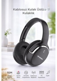 Resim Torima HD60 Bluetooth Kulaklık Kulak Üstü Kablosuz Kulaklık 