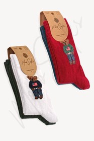Resim Mono Socks Çocuk 4'lü Teddy Bear Ayıcıklı Çorap 