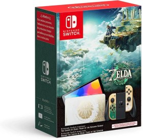 Resim Nintendo Switch Oled Model Konsol Zelda Tears Of The Kingdom Limited Edition 