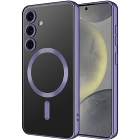 Resim Galaxy Uyumlu S24 Plus Kılıf Kamera Korumalı Magsafe Wireless Şarj Özellikli Demre Lila Lila 