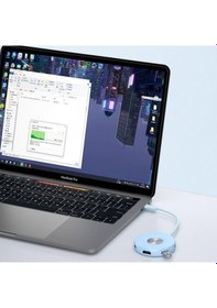 Resim Philips SWR1670 Type-C To 3 USB 3.0 HDMI PD 3.0 Dönüştürücü Switch Hub 