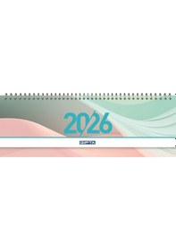 Resim Gıpta 2026 Spiralli Masa Takvimi 12x33 Cm 504-btk 