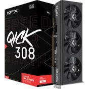 Resim Xfx Speedster Qıck Radeon Rx 7600 RX-76PQICKBY 8gb Gddr6 128 Bit Ekran Kartı 