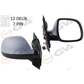 Resim Dış Dikiz Aynası Sağ Transporter T6 Caravelle 10 Elektrikli Isıtmalı Katlanır A 