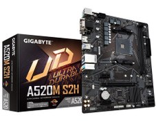 Resim Gigabyte A520M-S2H AMD AM4 DDR4 Micro ATX Anakart 