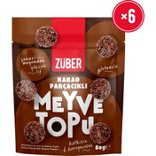 Resim Kakao Parçacıklı Meyve Topu 80g x 6 Adet 