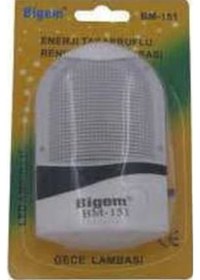Resim Bigem Bm-151 Gece Lambası 4 Led Çok Renkli 