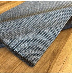 Resim Hoom Rugs Mirel 7310 Mavi Kaymaz Pamuklu Dekoratif Kilim 