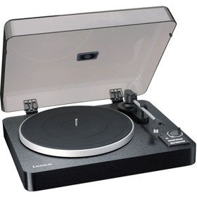 Resim Lenco Lbta-165BK Pikap Plak Çalar Bluetooth Tam Otomatik Metal Döner Tabla - Siyah 