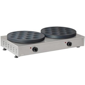 Resim OMAKE Teflon 14 Bölmeli Çiftli Pankek Makinesi, Elektrikli 