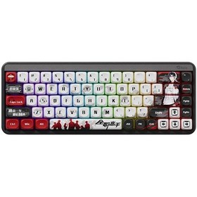 Resim AKKO JIN01 The King’s Avatar – Ye Xiu RGB Kablosuz Hotswap Mekanik Gaming Klavye 