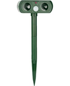 Resim Yunboo Güneş Enerjili Ultrasonik Hayvan Kovucu - Yeşil Renk, 8m Etki Mesafesi, 110 Algılama Açı, Ipx4 Su Geçirmez, Çevre Dost 