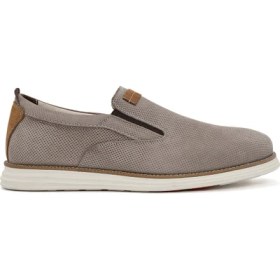 Resim Derimod Erkek Vizon Nubuk Deri Casual Loafer 25SFD7104V3 