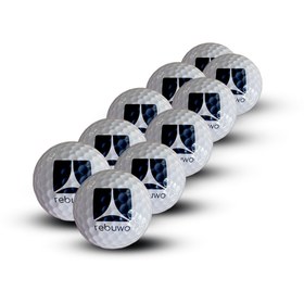 Resim Rebuwo Kauçuk Çekirdekli Surlyn Kaplama Golf Topu - 13 cm Çevre (≈ Ø 4,1 cm) 10 Adet 