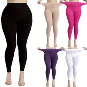 Resim 1 Çift Kadın Yüksek Bel 100D Süper Yumuşak Elastik Opak Tayt - Elde Yıkanabilir, Rahat ve Sıkı, Çok Fonksiyonlu Dar Pantolon, Zarif Görünüm İçin Esnek Kumaş, Düz Renk Tasarımı, Çok Yönlü Giyim, Pürüzsüz Dokuma 