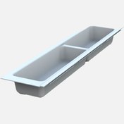 Resim Adilon Kaşıklık 107 mm Çift Bölme Beyaz 
