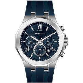 Resim Fado & 00009 Erkek Kol Saati Silikon Kordonlu Siyah - Lacivert 