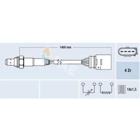 Resim Fae 6K0 906 262 A LAMBDA SENSÖRÜ VAG CAD2 PO3 IBIZA2 99- FAE-77149 