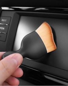 Resim Araç Oto Araba Klima Havalandırma Detaylı Temizlik Fırçası Premium Yumuşak Tüylü Orta Boy 