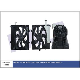 Resim KALE 348580 FAN MOTORU i30-KIA CEE D DAVLUMBAZLI 