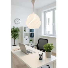 Resim Karokstore Modern Spiral Tasarım Avize - Dekoratif Tavan Lambası, Şık ve Dayanıklı Aydınlatma, Salon Yatak Odası, Mutfak, Ofis ve Iş Yerleri Için Uyumlu 