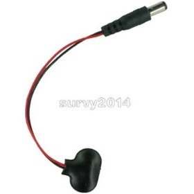 Resim 10 Adet T Tipi 9V Dc Pil Güç Kablosu Varil 