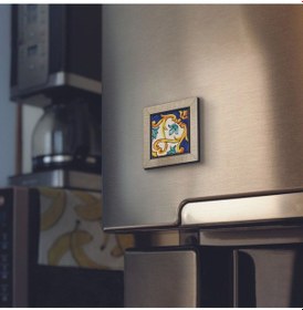 Resim İtalyan Deseni Baskılı Mdf Magnet 7x7 265 