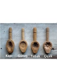 Resim Ahşap Pasta Kömbe Kalıbı 4 Adet 