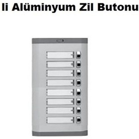 Resim 8 Li Alüminyum Zil Butonu 