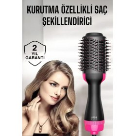 Resim 1200W Güçlü, Negatif Iyon Teknolojili, 3 Isı Kademeli Fön Tarağı 