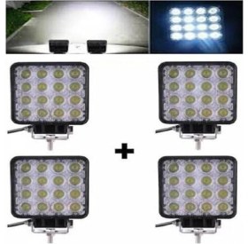 Resim Araç Iş Makinesi Çalışma Sis Lambası 16 LED Projektör Off Road Tekne Kamyon Traktör 4 Ad. 