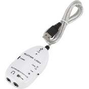 Resim Neevoyu Usb Gitar Bağlantı Kablosu - Bilgisayara Gitar Bağlanma, Kayıt Ve Amfi Sistemi Oluşturma, Beyaz, Düşük Gecikme, Usb Beslemeli 