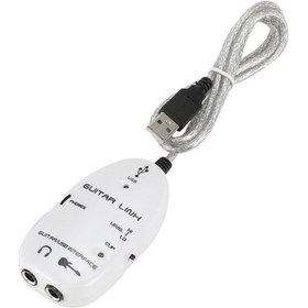 Resim Neevoyu Usb Gitar Bağlantı Kablosu - Bilgisayara Gitar Bağlanma, Kayıt Ve Amfi Sistemi Oluşturma, Beyaz, Düşük Gecikme, Usb Beslemeli 