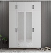 Resim Açelya Portmanto Vestiyer Füme Beyaz M8-160 cm 