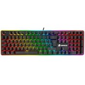 Resim GameBooster G918 Fire Storm RGB Blue Switch Mekanik Beyaz Oyun Klavyesi 