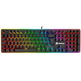 Resim GameBooster G918 Fire Storm RGB Blue Switch Mekanik Beyaz Oyun Klavyesi 