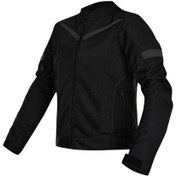 Resim NukroWear City Yazlık Fileli Kadın Mont Siyah 