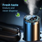 Resim 1 Taşınabilir Mini Akıllı Difüzör - LED Işık, USB Şarj Edilebilir Esansiyel Yağ Difüzörü ile AI-Kontrol Edilen Araba Aromaterapi Makinesi, Ev, Araba, Ofis, Banyo, Hava Nemlendirici, Araba Aromaterapi|Modern Estetik|USB Şarj Edilebilir Difüzör 