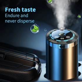 Resim 1 Taşınabilir Mini Akıllı Difüzör - LED Işık, USB Şarj Edilebilir Esansiyel Yağ Difüzörü ile AI-Kontrol Edilen Araba Aromaterapi Makinesi, Ev, Araba, Ofis, Banyo, Hava Nemlendirici, Araba Aromaterapi|Modern Estetik|USB Şarj Edilebilir Difüzör 