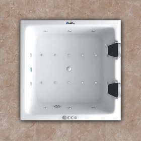 Resim Atos | Jakuzi | Düz - 160x160 / Beyaz / 2 Kişilik 