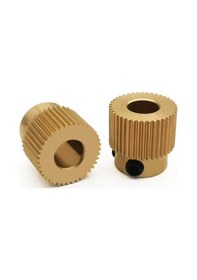 Resim Koodmax 3 Adet Mk8 Extruder 20 Diş 5mm Pirinç Özel Tel Besleme Ekstrüzyon Tekerleği Dişlisi 