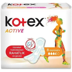Resim Kotex Active Hijyenik Ped Normal 8'li 