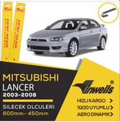 Resim Mitsubishi Lancer Muz Silecek Takımı 2003-2008 İnwells 