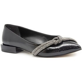 Resim Gedikpaşalı Shs 23K 667 Siyah Bayan Ayakkabı Babet Siyah 