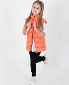 Resim Ahengim Kız Çocuk Nakışlı Trend Kapüşonsuz Şişme Yelek Ak216869 001 